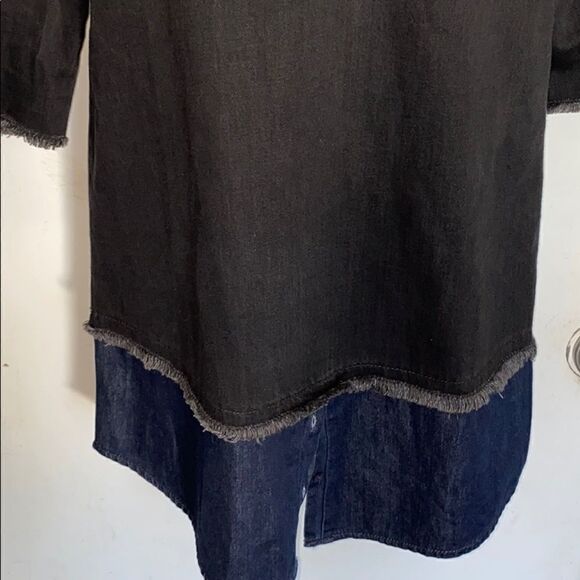 ZARA TRAFALUC Denim Shift Dress-XS - Picture 3 of 9